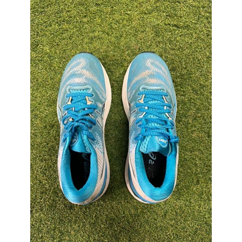 Asics Gel Nimbus 23 1012A885 Womens‎ US 8 Running Shoes Blue Athletic Sneakers - Picture 3 of 6